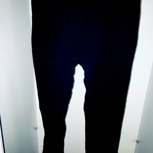 Thick black leggings